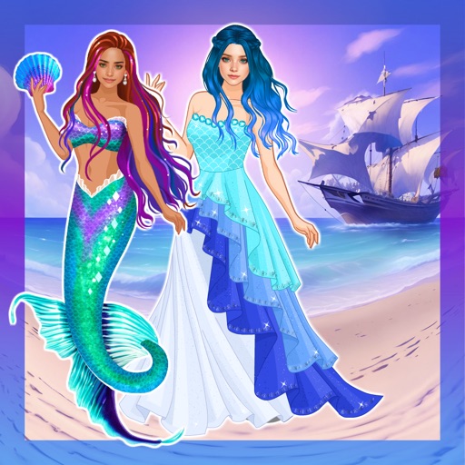 Mermaid Dress Up Game Icon