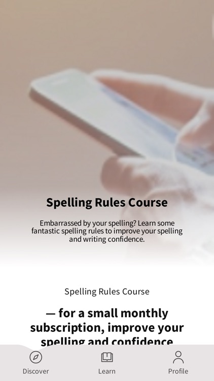 Spelling Rules Course