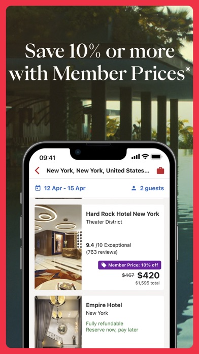 Hotels.com: Travel Booking的使用截图[3]