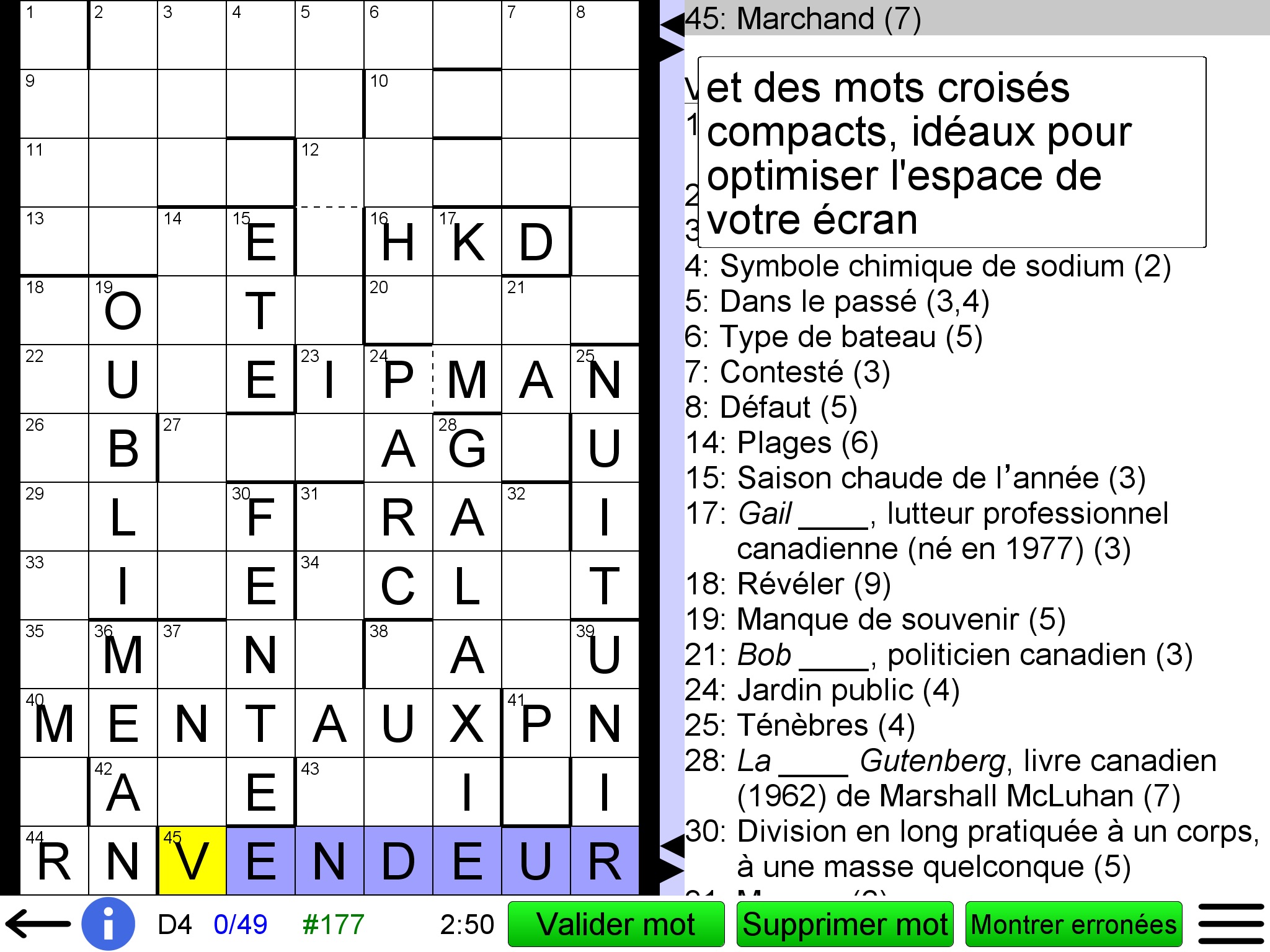 Crossword Unlimited screenshot 2