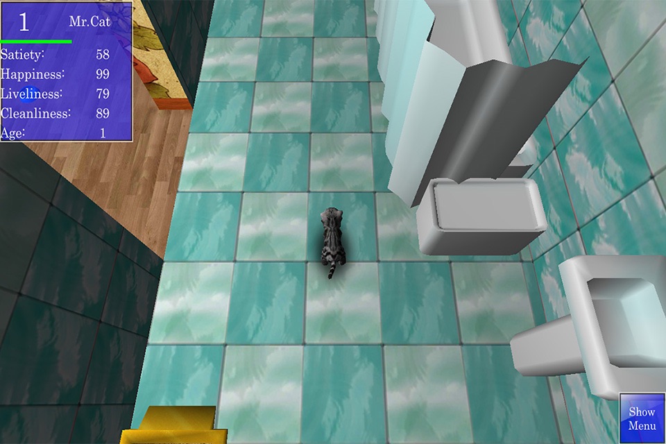 Cute Pocket Cat 3D screenshot 4