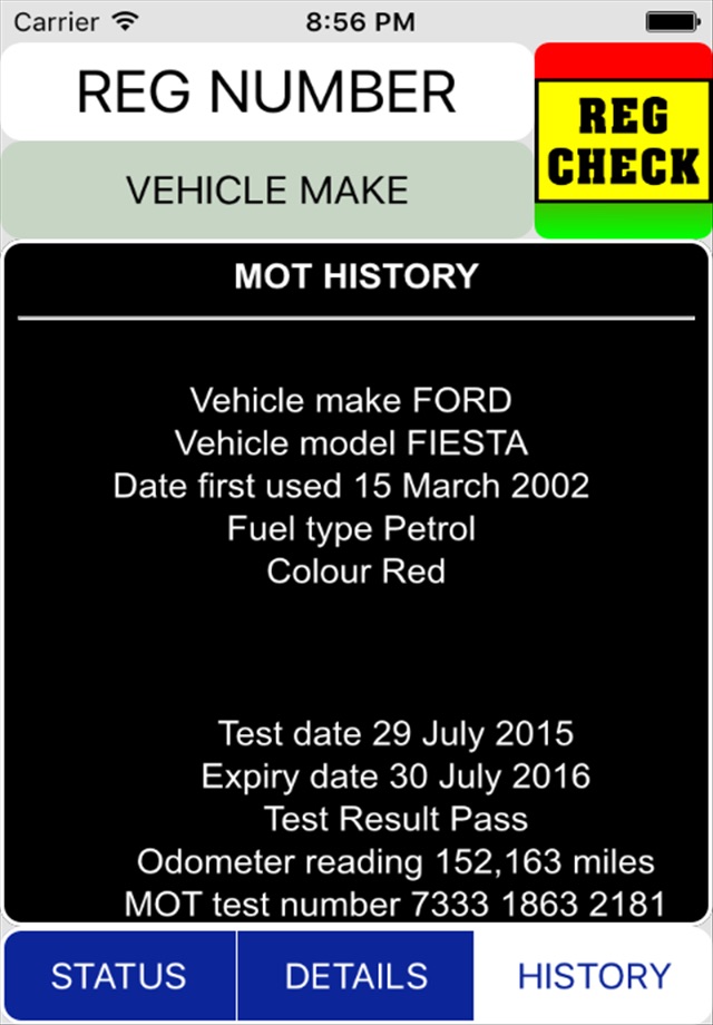 REG CHECK screenshot 3