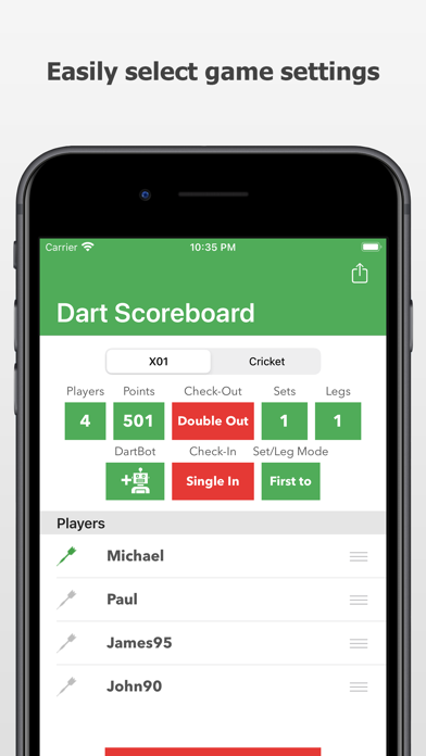 Darts Scoreboard: Scorekeeper screenshot 3