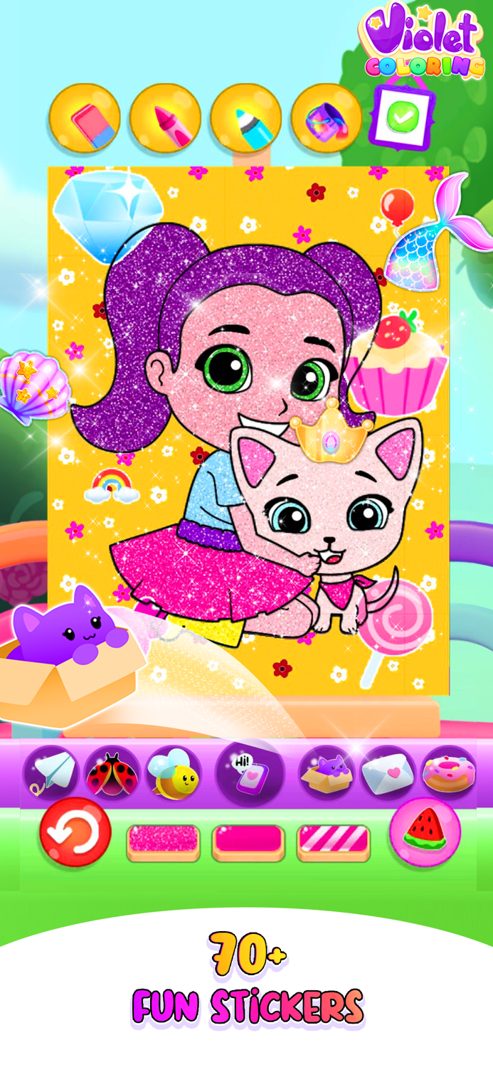 Violet Coloring Book