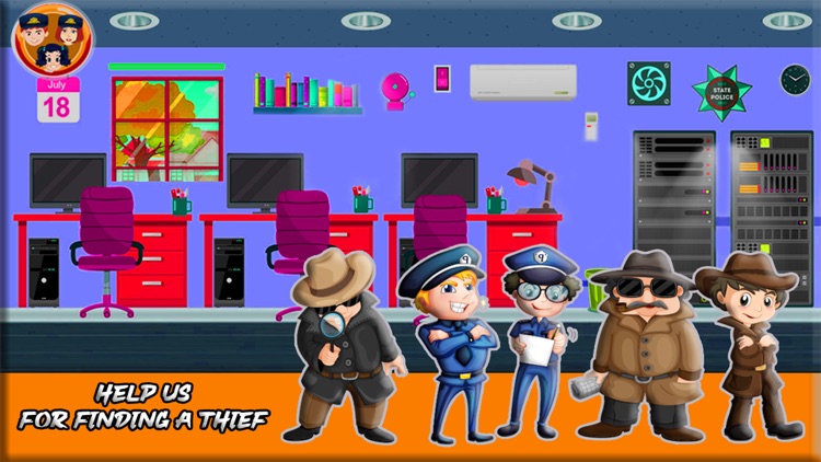 Pretend Police station Game