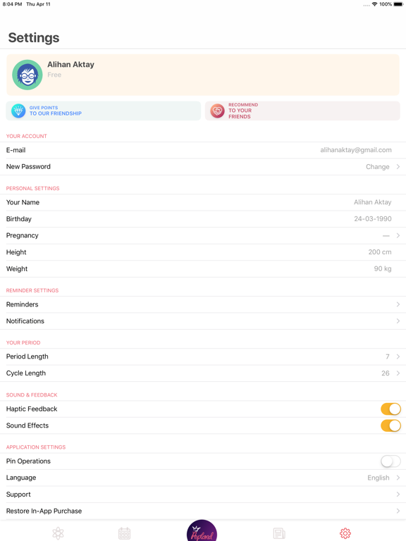 Period Tracker - Pepapp screenshot 3