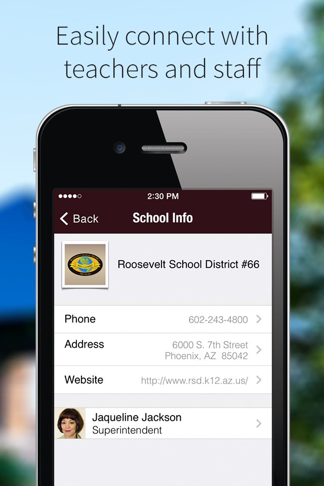 Roosevelt School District screenshot 2