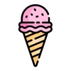 Ice Cream Cone Stickers