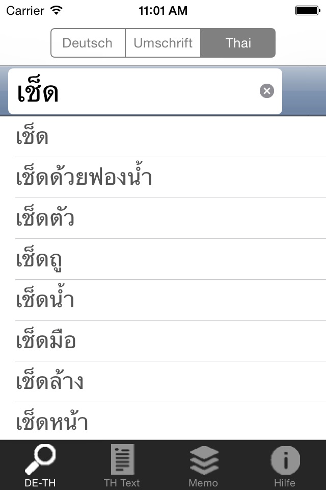 ClickThai Wörterbuch screenshot 3