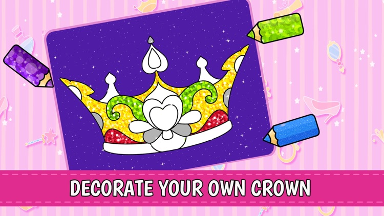 Princess Coloring Book & Games screenshot-3