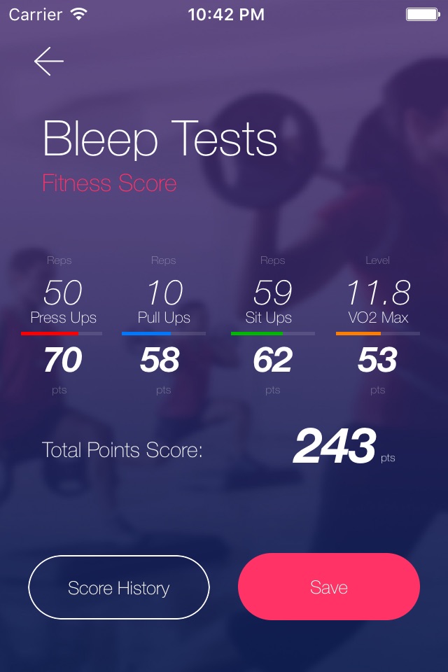 Bleep Test - Fitness Tests screenshot 2