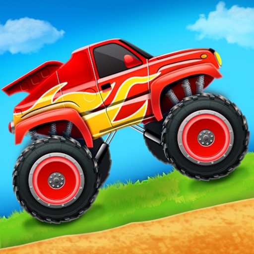 Monster Truck Up Hill Racing Icon
