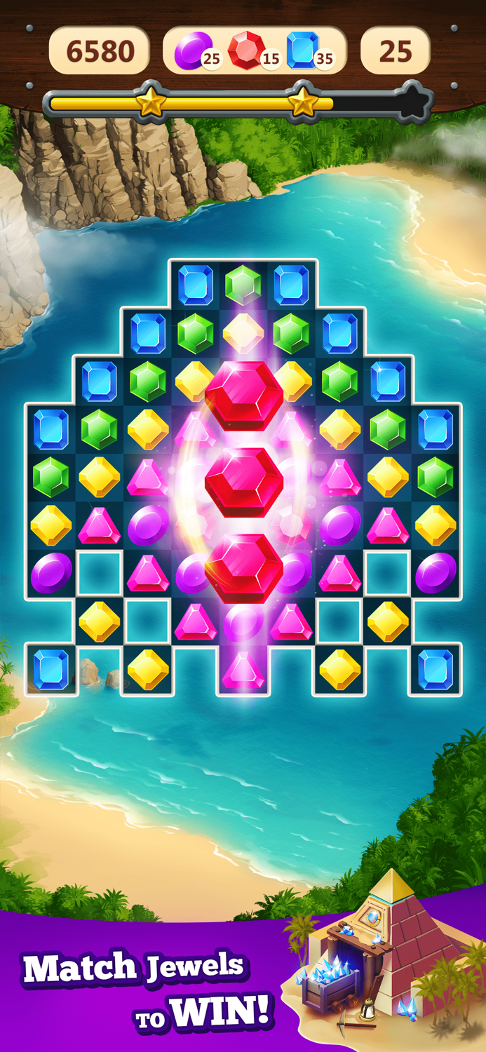 Jewel Rush - Match 3 game