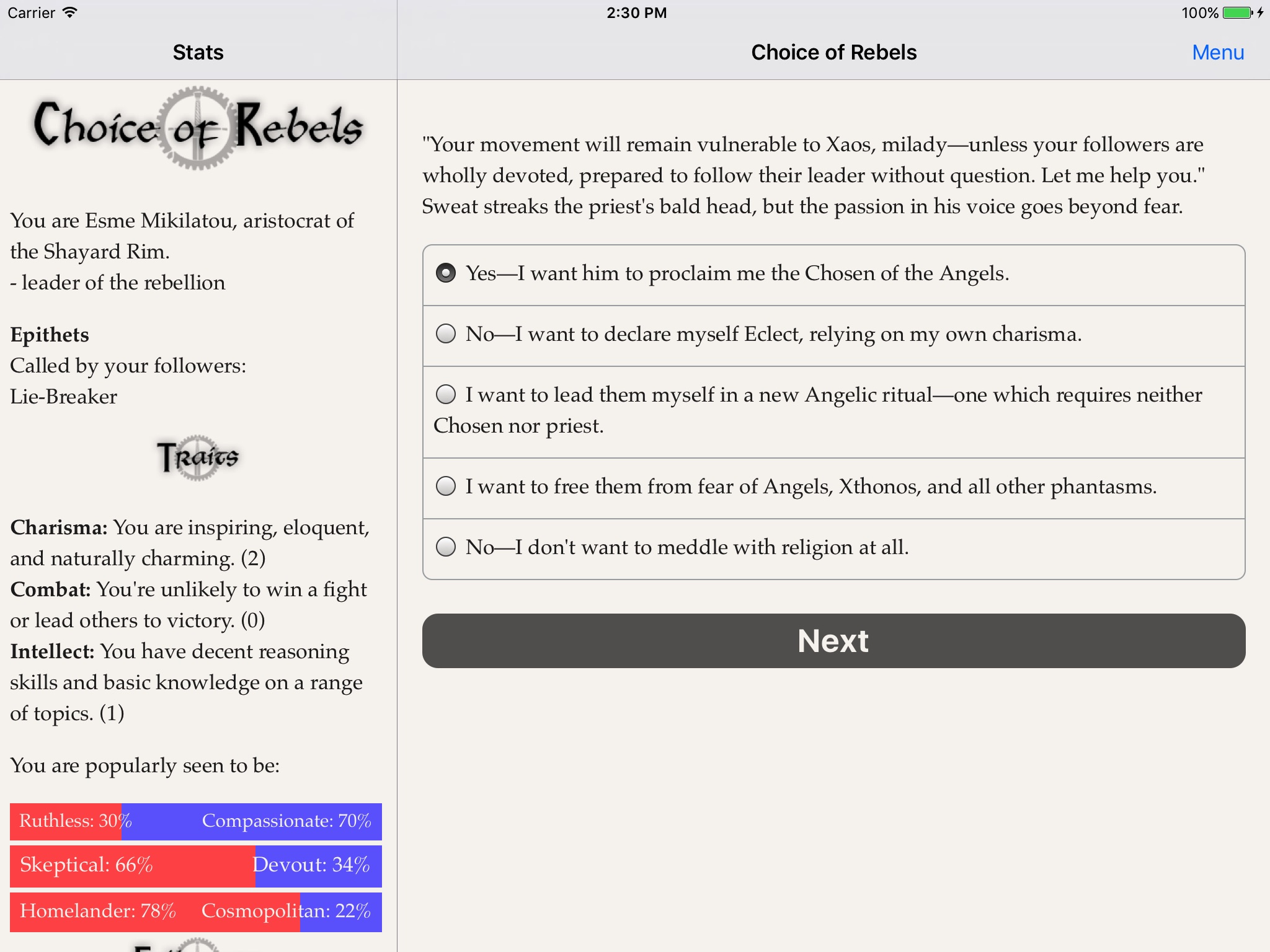 Choice of Rebels: Uprising screenshot 4