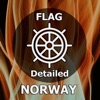 Flag. Norway Detailed. CES