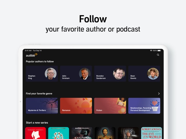 – lydbøger Amazon i App Store