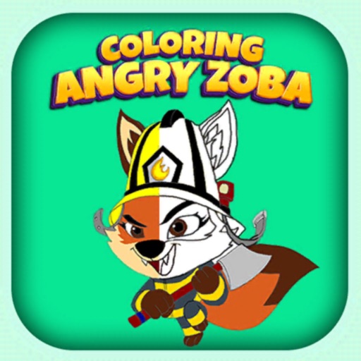 Angry Zoba Coloring