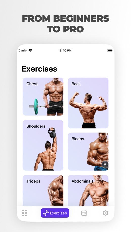 【图】Fitness: Workout for Gym|Home(截图3)