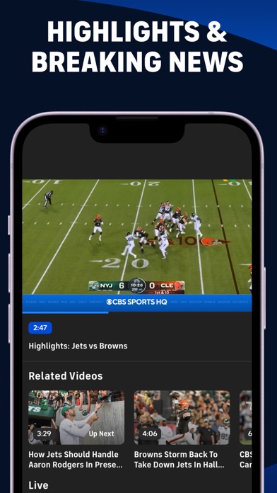CBS Sports App: Scores & News的使用截图[5]