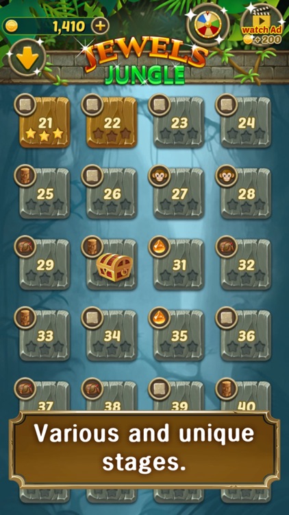 Jewels Jungle : Match 3 Puzzle screenshot-3