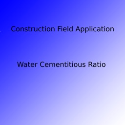 Water Cementitious Ratio