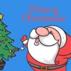 Merry Christmas stickers card