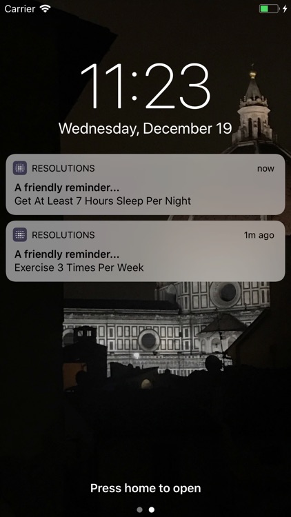 New Years Resolutions Tracker screenshot-3