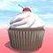 In this game, you control a cupcake and compete to see how far you can go