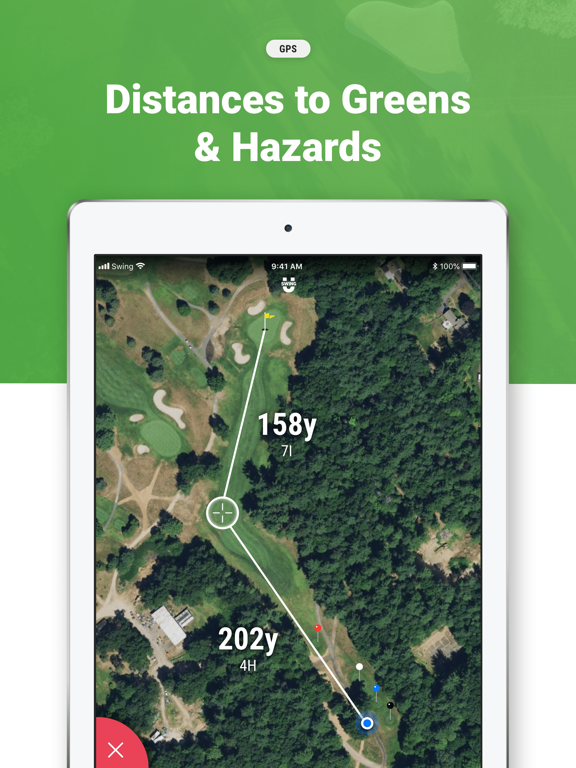 Golf GPS SwingU screenshot 2