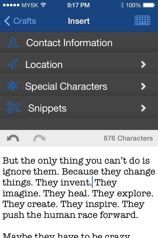 TextCrafter 2 ~ Craft & Share screenshot 3