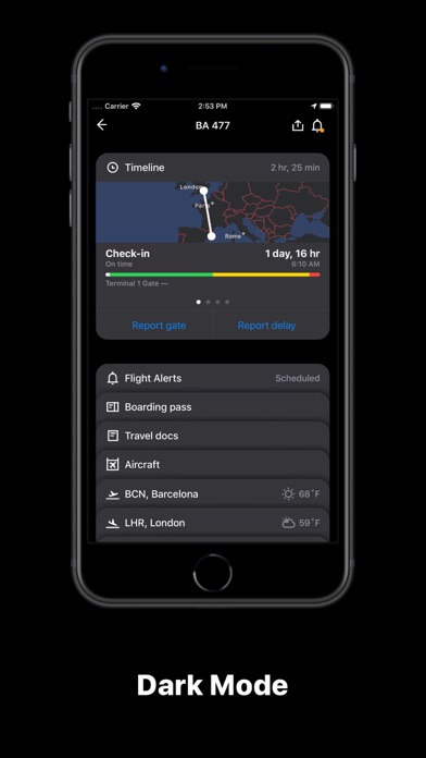 App in the Air: Top Travel App Screenshot