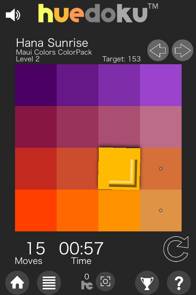 huedoku: original color puzzle screenshot 3