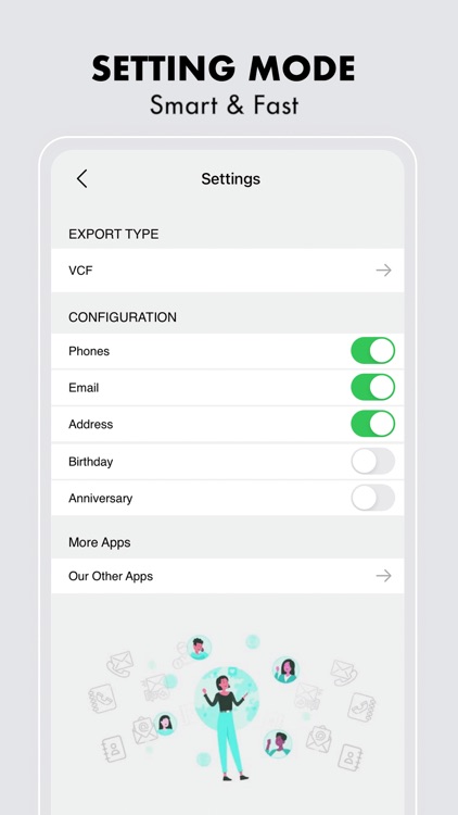 Contacts Backup & Transfer screenshot-3