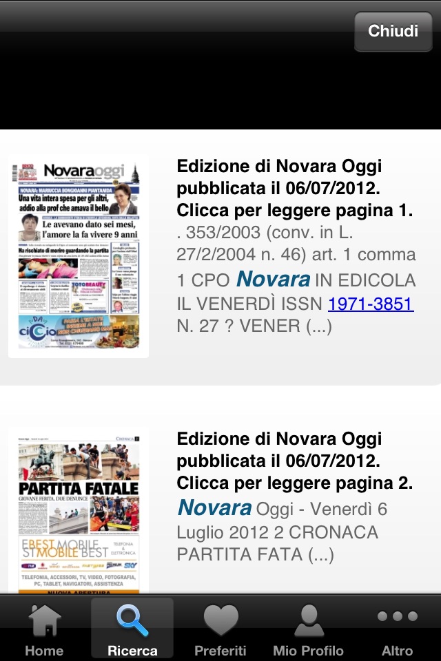 Novara Oggi Edicola Digitale screenshot 4