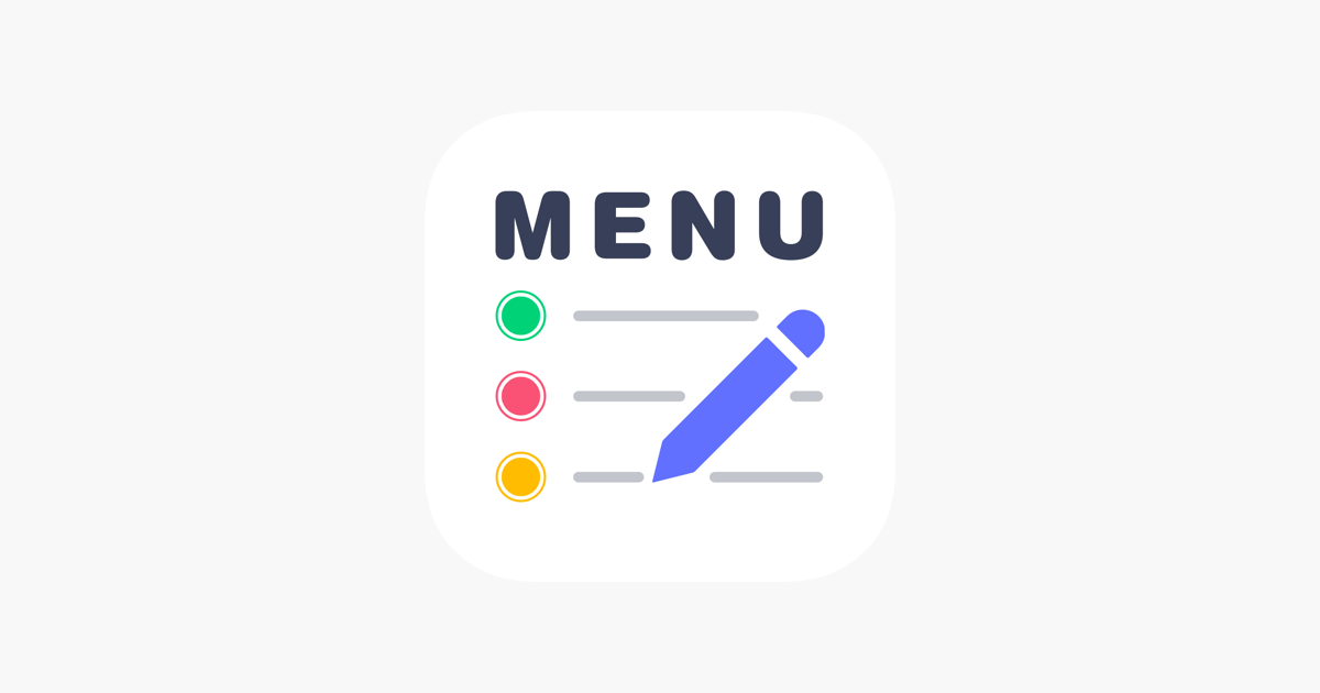 ‎Menu Maker: Design Creator