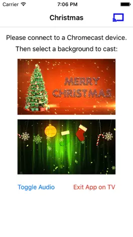 Game screenshot Christmas Backgrounds on TV apk