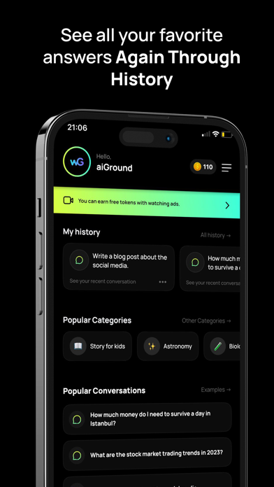 aiGround - Chatbot Screenshot