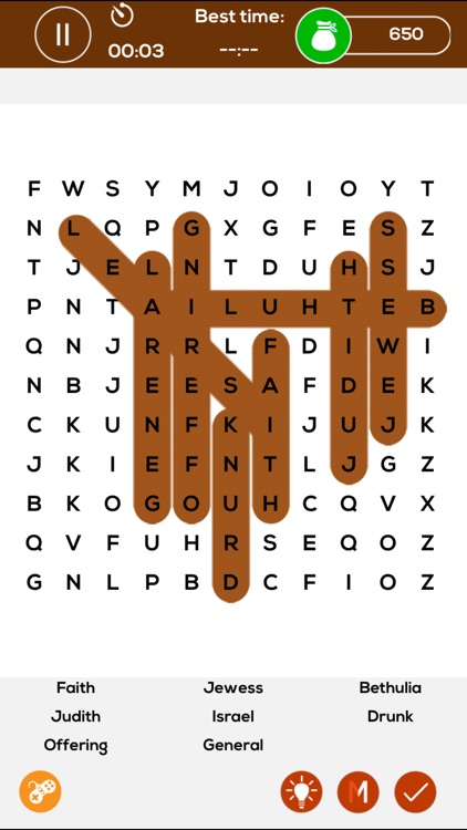 Giant Bible Word Search Puzzle screenshot-4
