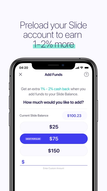 Slide - Pay & Earn Cash Back screenshot-4