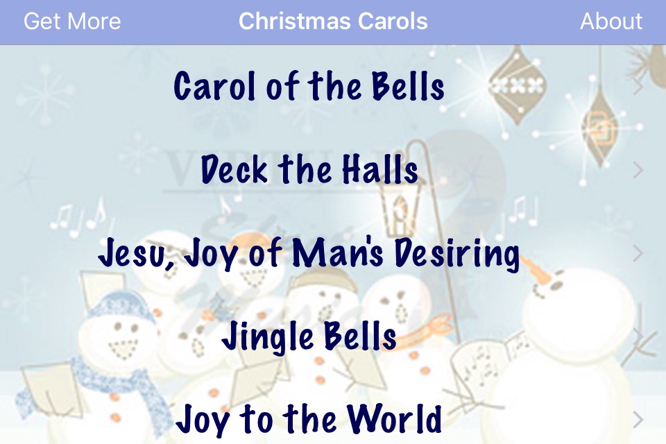 VSM Christmas Sheet Music Lite screenshot 4