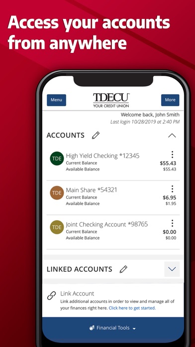 TDECU Digital Banking screenshot 2