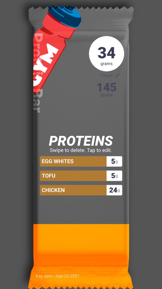 【图】Protein tracker – Protein Bar(截图3)