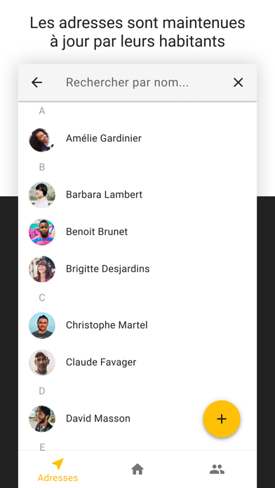 Screenshot #2 pour ReAddress - Partage d'adresses