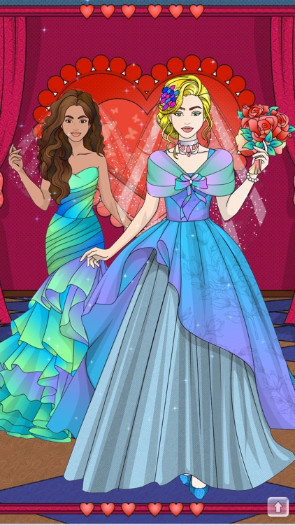 Wedding Dress Up Coloring Book screenshot-4