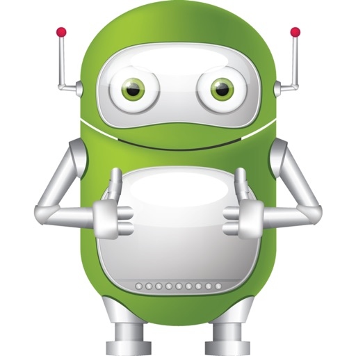 Green Robot Stickers