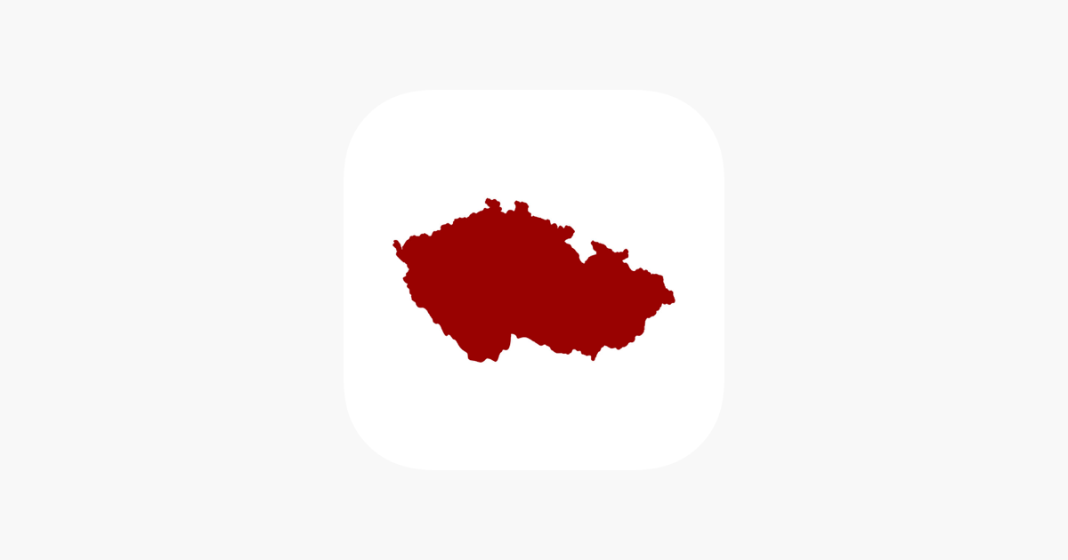 ‎Slepá mapa České republiky on the App Store