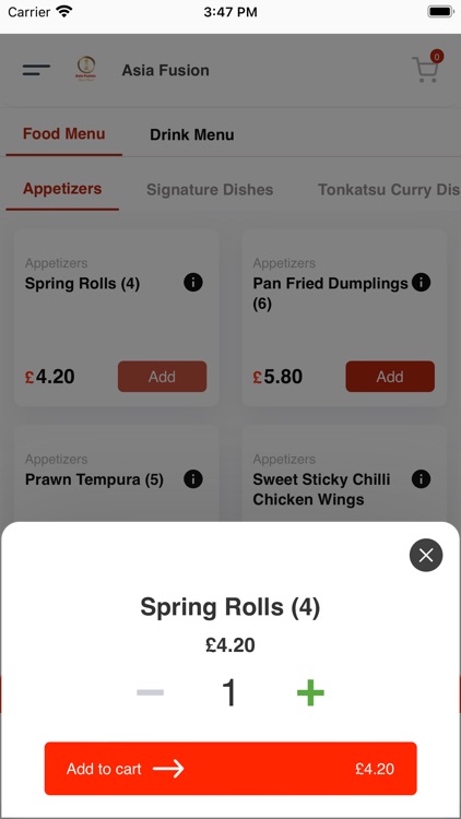 Asia fusion street food screenshot-5