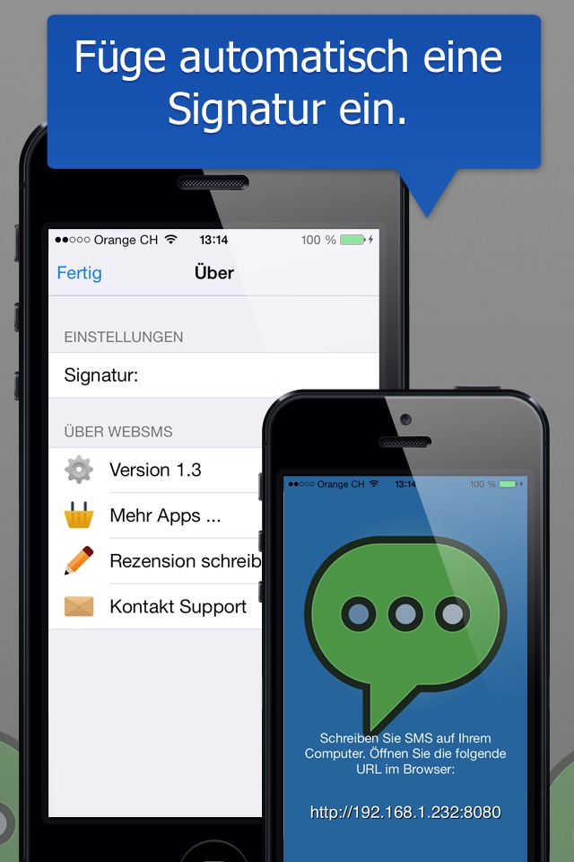 iWeb SMS screenshot 3