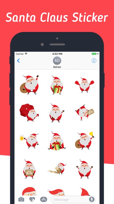 Santa Claus Stickers Pack! screenshot 3