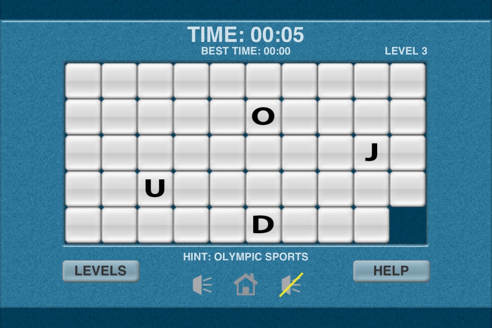 Sports Word Slide Puzzle Fun screenshot 3
